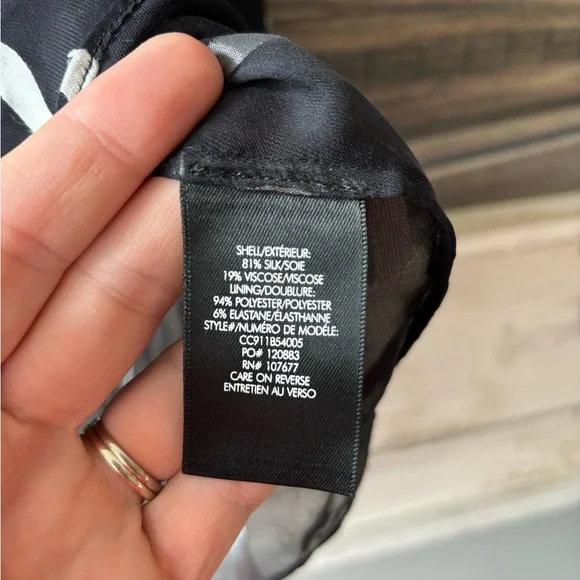 Alice + Olivia sheer black blouse - Picture 8 of 10